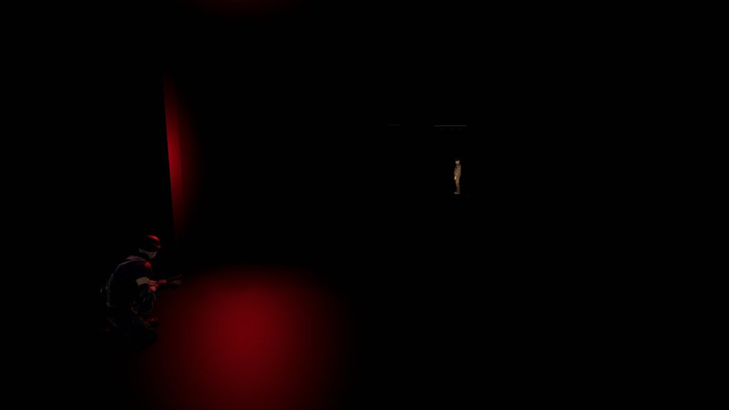 Cet ennemi permet au joueur d'amasser des armes pour la suite des choses. La prochaine étape est simplement un cadre où un script téléporte le joueur. Ce cadre est formé à partir de nid d'œuf d'araignée, un indice d'environnemental storytelling pour la suite de l'aventure.